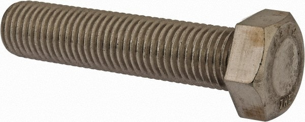 Hex Head Cap Screw: M20 x 2.50 x 90 mm, Grade 18-8 & Austenitic Grade A2 Stainless Steel, Uncoated