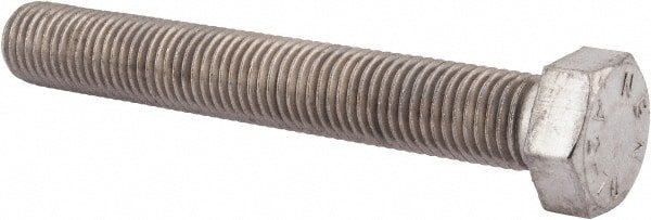 Hex Head Cap Screw: M20 x 2.50 x 140 mm, Grade 18-8 & Austenitic Grade A2 Stainless Steel, Uncoated