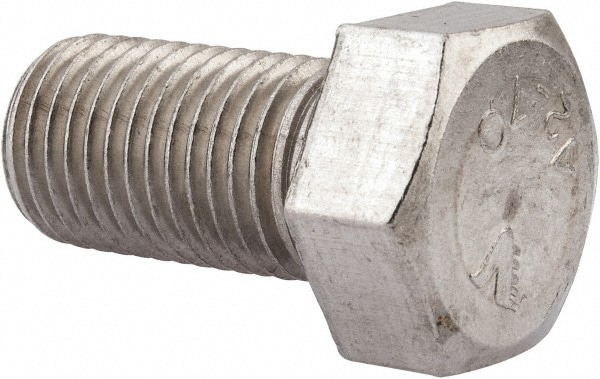 Hex Head Cap Screw: M22 x 2.50 x 40 mm, Grade 18-8 & Austenitic Grade A2 Stainless Steel, Uncoated