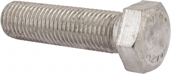Hex Head Cap Screw: M24 x 3.00 x 90 mm, Grade 18-8 & Austenitic Grade A2 Stainless Steel, Uncoated