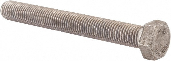 Hex Head Cap Screw: M24 x 3.00 x 200 mm, Grade 18-8 & Austenitic Grade A2 Stainless Steel, Uncoated