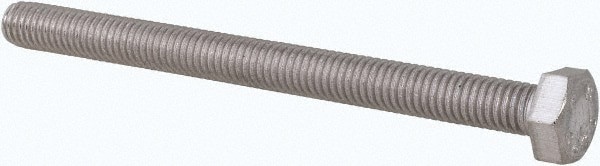 Hex Head Cap Screw: M5 x 0.80 x 60 mm, Grade 316 & Austenitic Grade A4 Stainless Steel, Uncoated