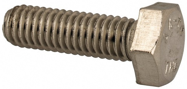 Hex Head Cap Screw: M6 x 1.00 x 20 mm, Grade 316 & Austenitic Grade A4 Stainless Steel, Uncoated