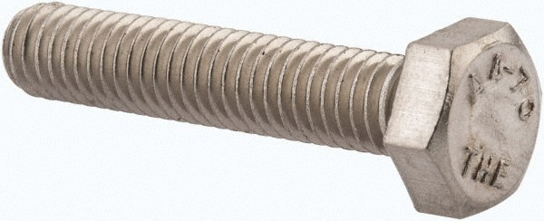 Hex Head Cap Screw: M6 x 1.00 x 30 mm, Grade 316 & Austenitic Grade A4 Stainless Steel, Uncoated