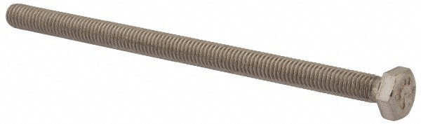 Hex Head Cap Screw: M6 x 1.00 x 100 mm, Grade 316 & Austenitic Grade A4 Stainless Steel, Uncoated