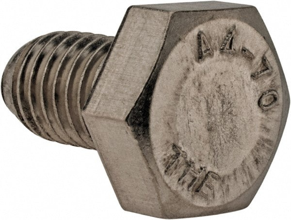 Hex Head Cap Screw: M10 x 1.50 x 16 mm, Grade 316 & Austenitic Grade A4 Stainless Steel, Uncoated