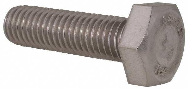 Hex Head Cap Screw: M10 x 1.50 x 35 mm, Grade 316 & Austenitic Grade A4 Stainless Steel, Uncoated