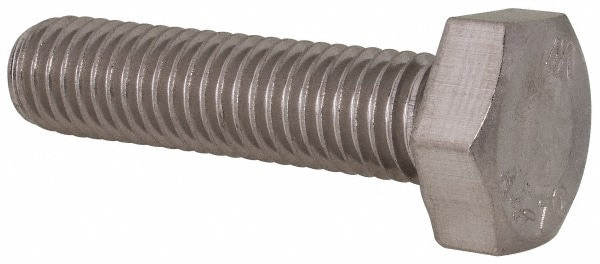 Hex Head Cap Screw: M10 x 1.50 x 40 mm, Grade 316 & Austenitic Grade A4 Stainless Steel, Uncoated