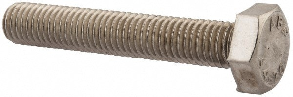 Hex Head Cap Screw: M10 x 1.50 x 60 mm, Grade 316 & Austenitic Grade A4 Stainless Steel, Uncoated