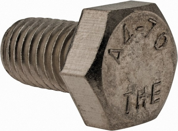 Hex Head Cap Screw: M12 x 1.75 x 20 mm, Grade 316 & Austenitic Grade A4 Stainless Steel, Uncoated