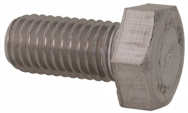 Hex Head Cap Screw: M12 x 1.75 x 25 mm, Grade 316 & Austenitic Grade A4 Stainless Steel, Uncoated