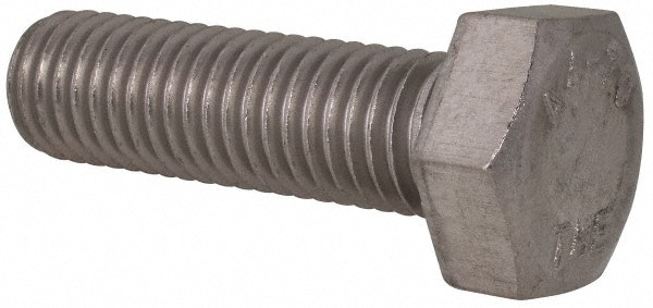 Hex Head Cap Screw: M12 x 1.75 x 40 mm, Grade 316 & Austenitic Grade A4 Stainless Steel, Uncoated