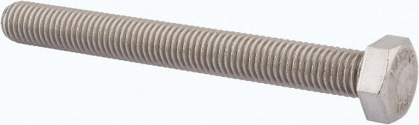 Hex Head Cap Screw: M12 x 1.75 x 110 mm, Grade 316 & Austenitic Grade A4 Stainless Steel, Uncoated