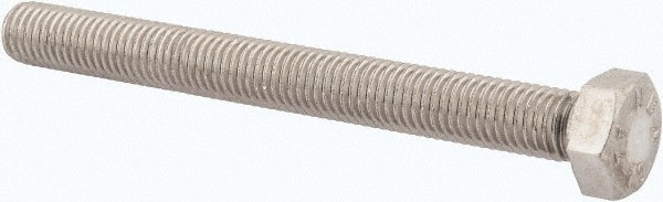 Hex Head Cap Screw: M12 x 1.75 x 120 mm, Grade 316 & Austenitic Grade A4 Stainless Steel, Uncoated