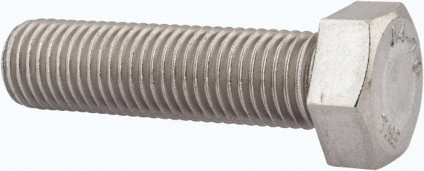 Hex Head Cap Screw: M16 x 2.00 x 60 mm, Grade 316 & Austenitic Grade A4 Stainless Steel, Uncoated
