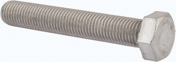 Hex Head Cap Screw: M16 x 2.00 x 100 mm, Grade 316 & Austenitic Grade A4 Stainless Steel, Uncoated