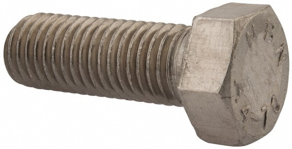 Hex Head Cap Screw: M18 x 2.50 x 50 mm, Grade 316 & Austenitic Grade A4 Stainless Steel, Uncoated