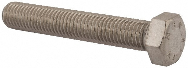 Hex Head Cap Screw: M18 x 2.50 x 110 mm, Grade 316 & Austenitic Grade A4 Stainless Steel, Uncoated