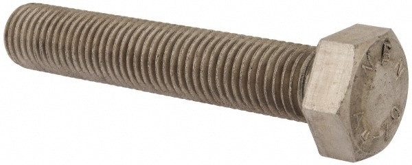 Hex Head Cap Screw: M20 x 2.50 x 110 mm, Grade 316 & Austenitic Grade A4 Stainless Steel, Uncoated