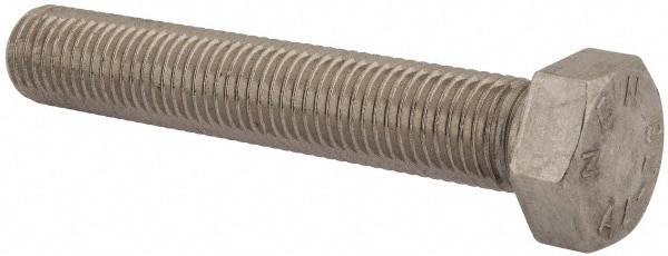 Hex Head Cap Screw: M20 x 2.50 x 120 mm, Grade 316 & Austenitic Grade A4 Stainless Steel, Uncoated