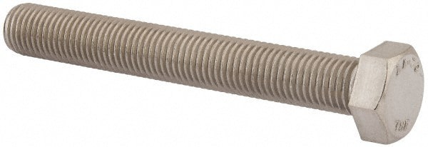 Hex Head Cap Screw: M20 x 2.50 x 150 mm, Grade 316 & Austenitic Grade A4 Stainless Steel, Uncoated