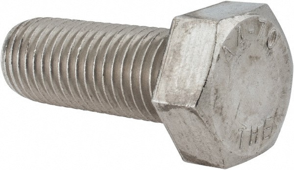 Hex Head Cap Screw: M24 x 3.00 x 60 mm, Grade 316 & Austenitic Grade A4 Stainless Steel, Uncoated