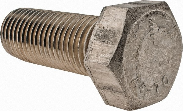 Hex Head Cap Screw: M30 x 3.50 x 80 mm, Grade 316 & Austenitic Grade A4 Stainless Steel, Uncoated
