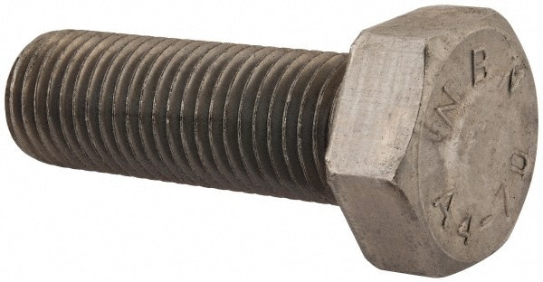 Hex Head Cap Screw: M30 x 3.50 x 90 mm, Grade 316 & Austenitic Grade A4 Stainless Steel, Uncoated