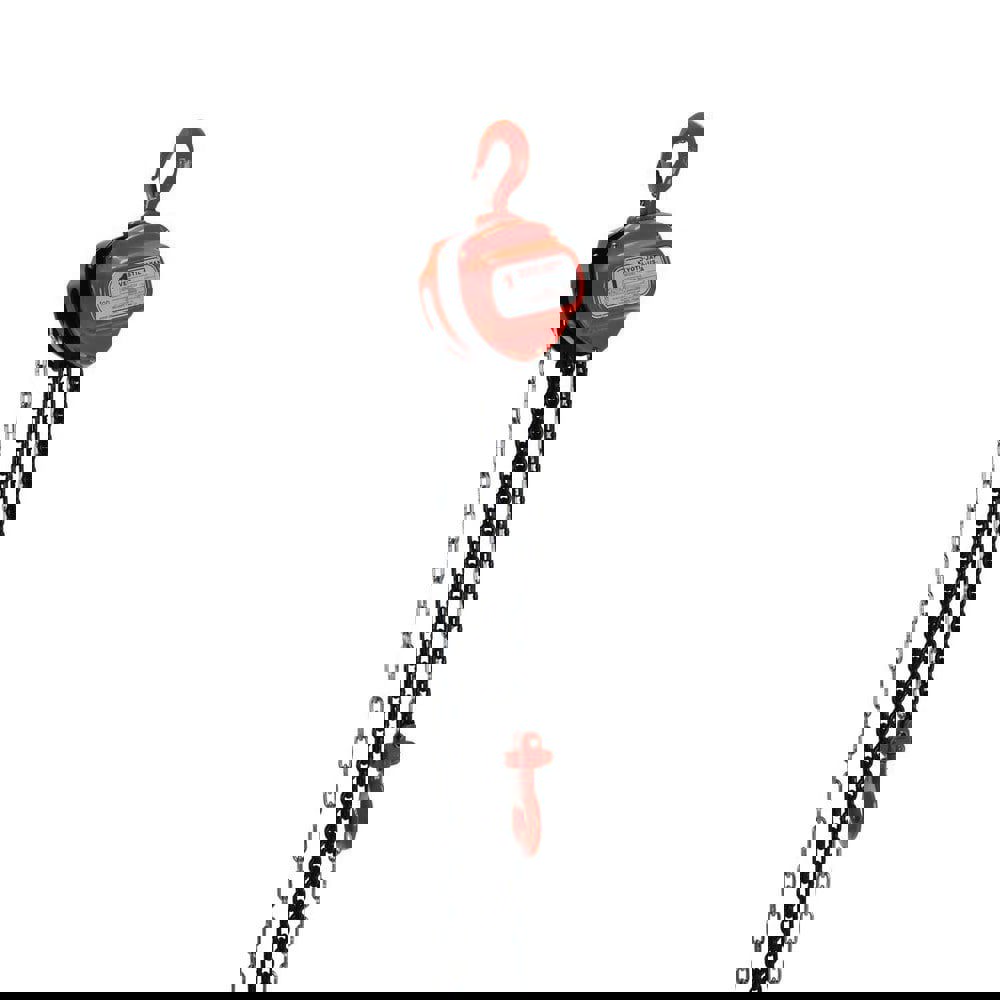 Manual Hand Chain Hoist: 2,000 lb Working Load Limit, 10' Max Lift