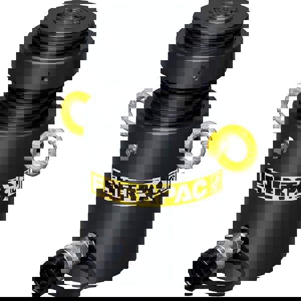 Compact Hydraulic Cylinder: Horizontal & Vertical Mount, Steel