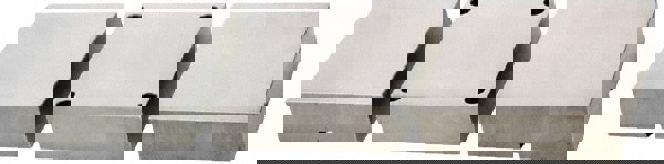 152.4mm Wide Cast Iron 3-Jaw Standard Vise Jaw Set