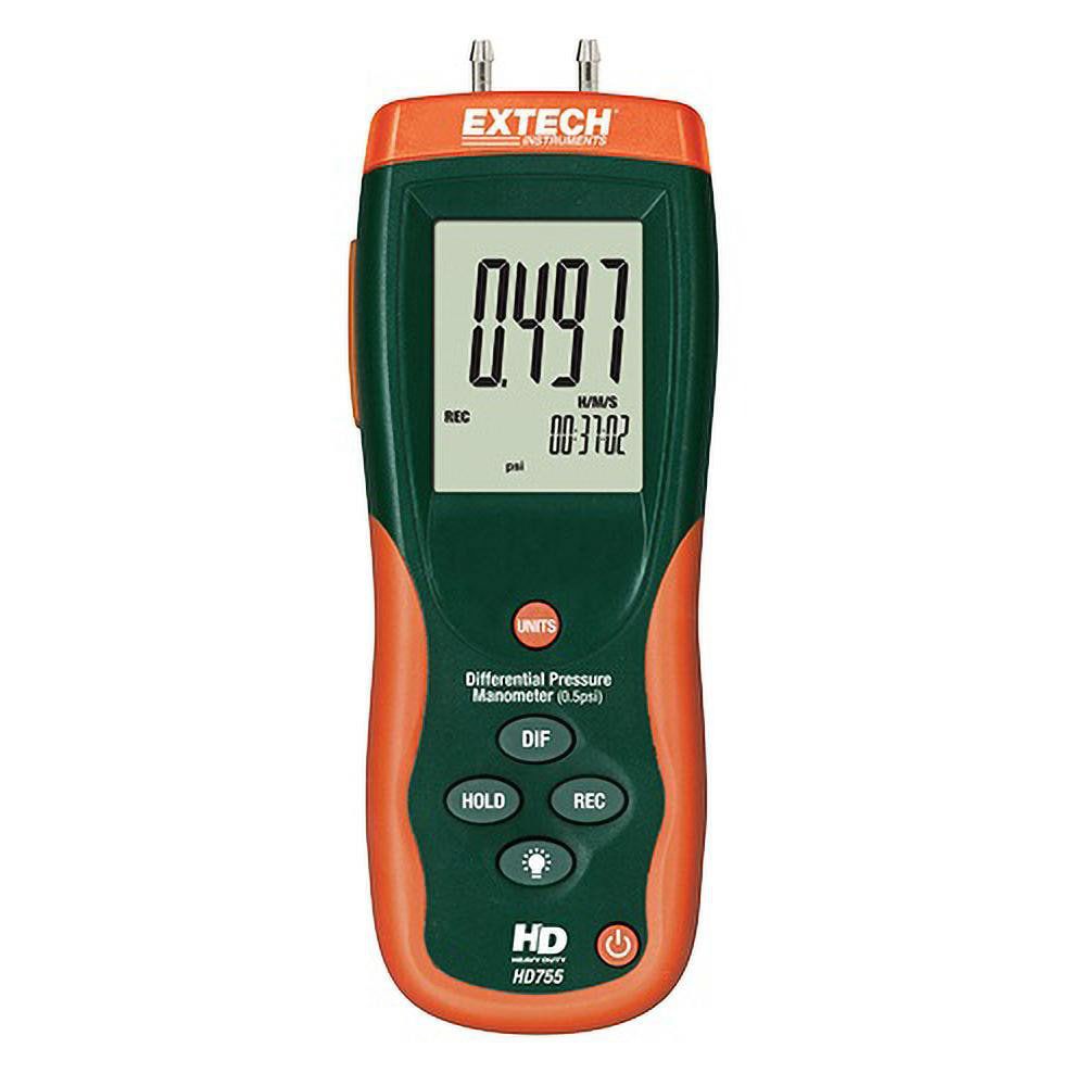 2 Max psi, 0.3% FS% Accuracy, Differential Pressure Manometer