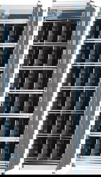 18 Bin Heavy-Duty Deep Bin Industrial Shelving