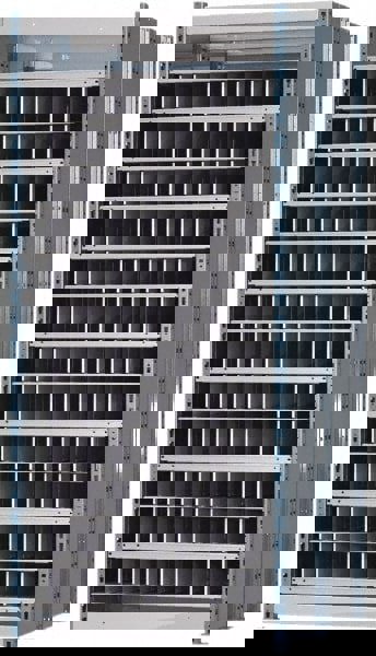 96 Bin Heavy-Duty Deep Bin Industrial Shelving