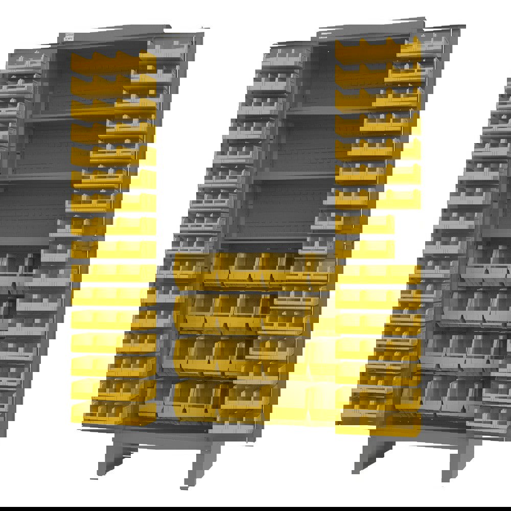 Storage Cabinets; Cabinet Type: Bin Cabinet ; Cabinet Material: Steel ; Width (Inch): 24-1/8 ; Depth (Inch): 36-3/16 ; Cabinet Door Style: Louvered Panel Flush ; Height (Inch): 78