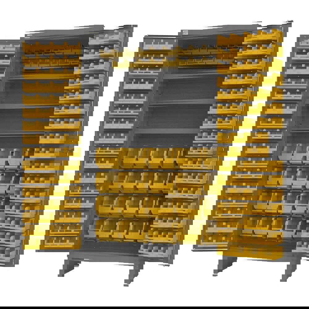 Storage Cabinets; Cabinet Type: Bin Cabinet ; Cabinet Material: Steel ; Width (Inch): 24-1/8 ; Depth (Inch): 48-3/16 ; Cabinet Door Style: Louvered Panel Flush ; Height (Inch): 78