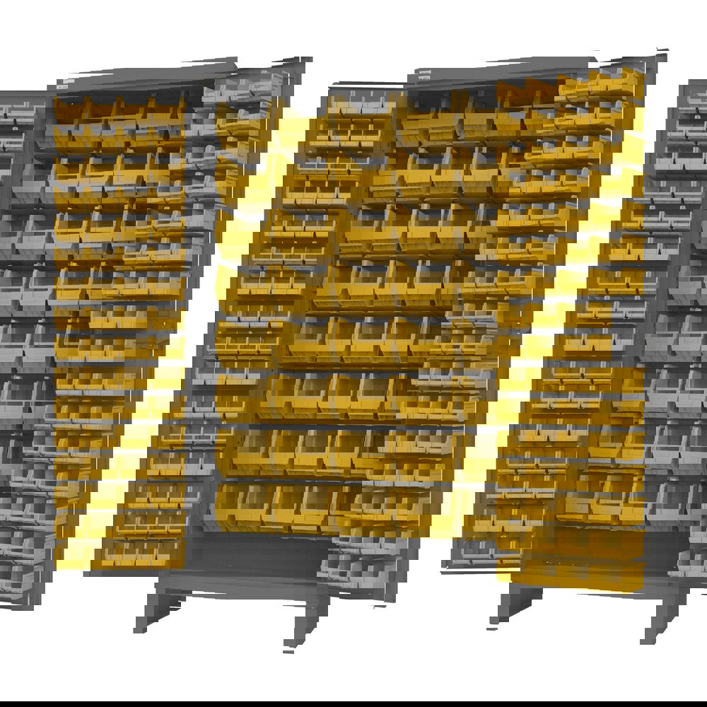 Storage Cabinets; Cabinet Type: Bin Cabinet ; Cabinet Material: Steel ; Width (Inch): 24-1/8 ; Depth (Inch): 48-3/16 ; Cabinet Door Style: Louvered Panel Flush ; Height (Inch): 78