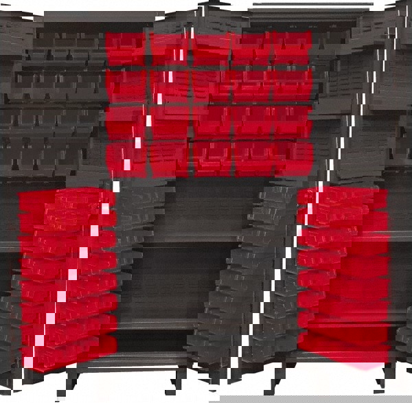 Bin Combination Lockable Storage & Welded Steel Storage Cabinet: 48