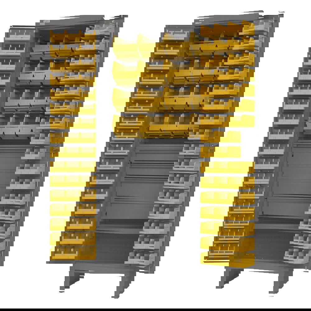 Storage Cabinets; Cabinet Type: Bin Cabinet ; Cabinet Material: Steel ; Width (Inch): 24-1/8 ; Depth (Inch): 36-3/16 ; Cabinet Door Style: Louvered Panel Flush ; Height (Inch): 78