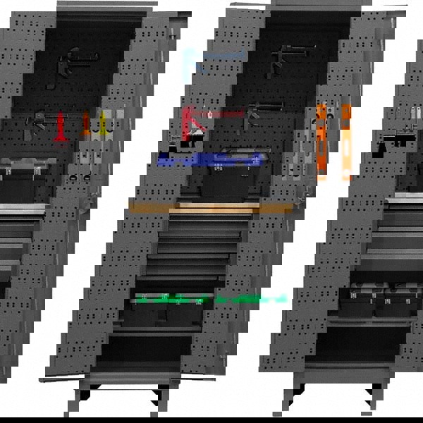 Pegboard Storage Cabinet: 24-1/8