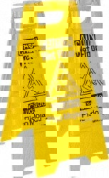 Caution - Wet Floor, 10-3/4