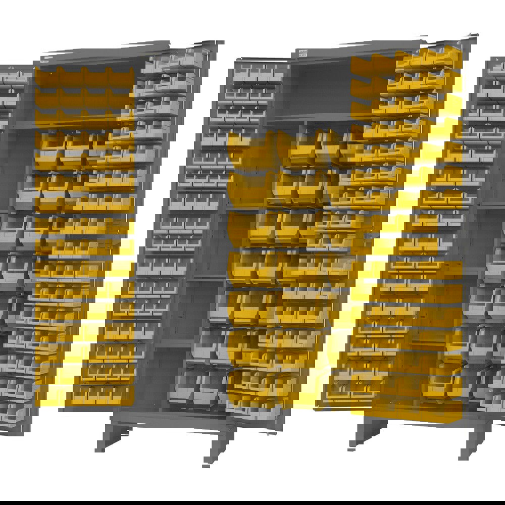 Storage Cabinets; Cabinet Type: Maintenance; Shelf; Bin Cabinet ; Cabinet Material: Steel ; Width (Inch): 24-1/8 ; Depth (Inch): 48-3/16 ; Cabinet Door Style: Louvered Panel Flush ; Height (Inch): 78