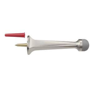 DOORSTOP RIGID 3.12IN SN BRASS