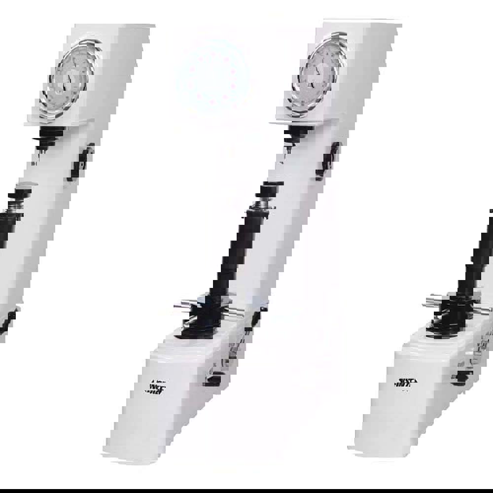 Bench Top Hardness Testers; Scale Type: Rockwell; Display Type: Analog; Overall Height (Decimal Inch): 24.8000; Overall Width (Decimal Inch): 9.3700