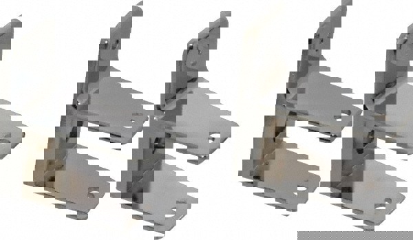 Washroom Partition Pilaster to Wall Bracket Kit