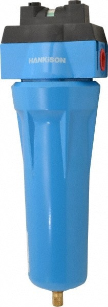 Oil & Water Filter/Separator: NPT End Connections, 60 CFM, Auto Drain, Use on Coalescer