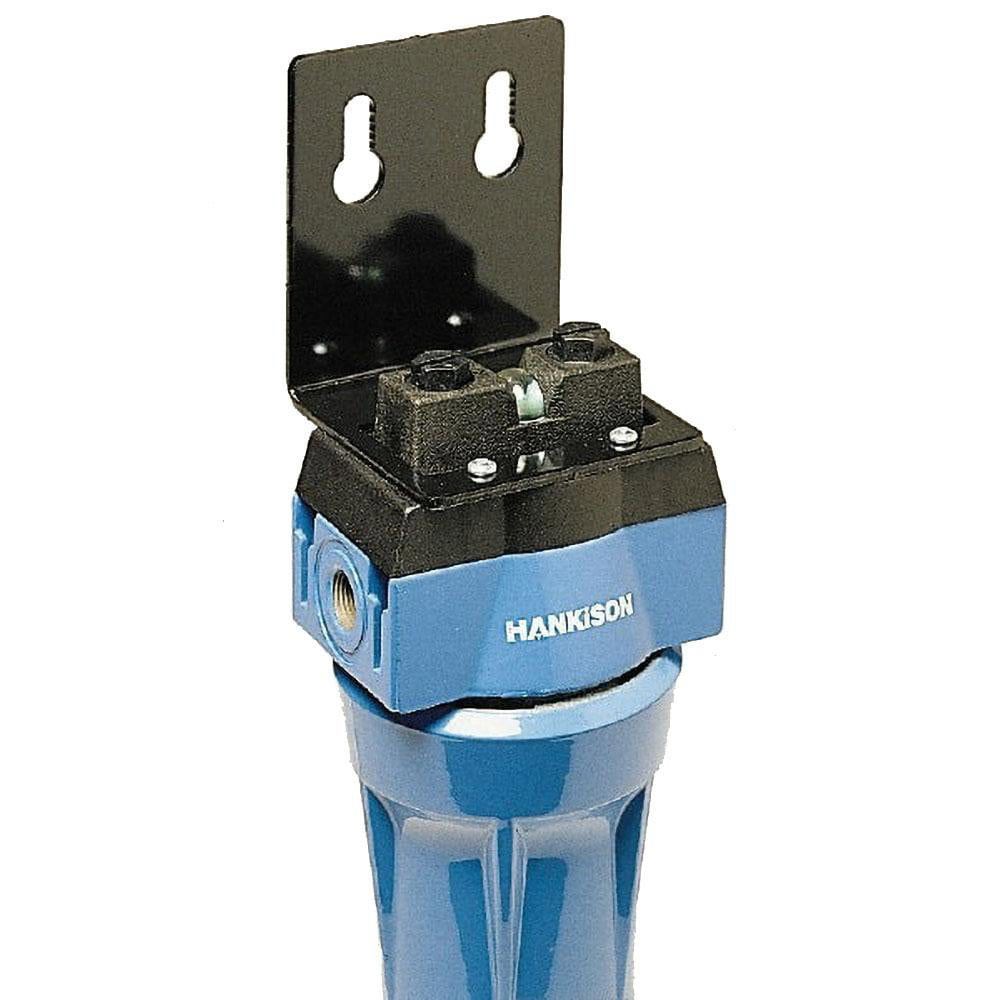 Oil & Water Filter/Separator: NPT End Connections, 20 CFM, Auto Drain, Use on Removes Bulk Liquid & Solids