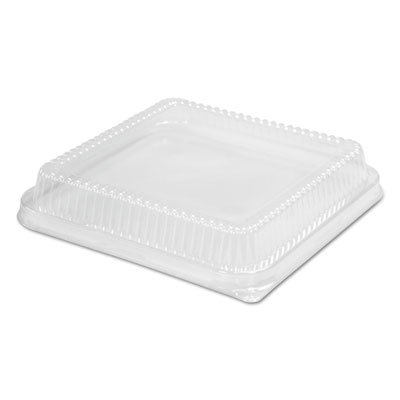 Plastic Dome Lid, 10.75 x 10.19 x 1.63, Clear, 100/Carton