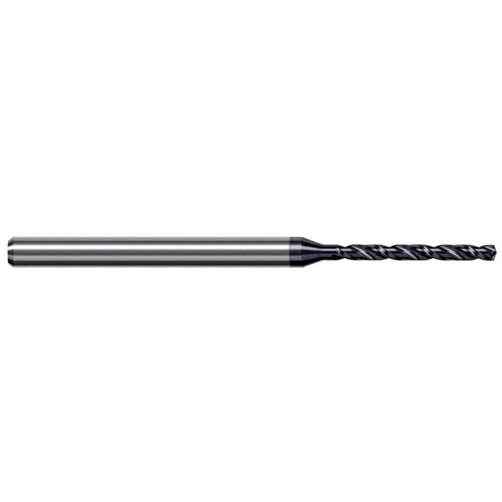 Micro Drill Bits; Drill Bit Size (Decimal Inch): 0.0465 ; Tool Material: Solid Carbide ; Flute Length (Decimal Inch): 0.4600 ; Coating/Finish: AlTiN Nano ; Coolant Through: No ; Drill Point Angle: 140