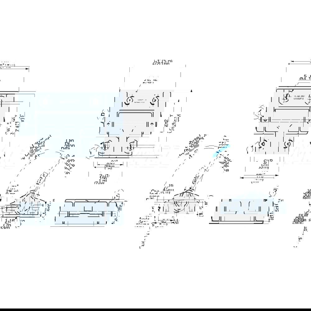 Soft-Close Torque Damper With Bracket Hinge: 4 Mounting Holes